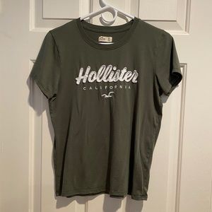 Olive Green Hollister T-Shirt